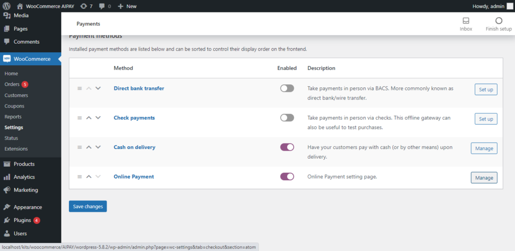 setting-up-the-upi-payment-method-change-wooCommerce-settings-to-integrate-upi-payment